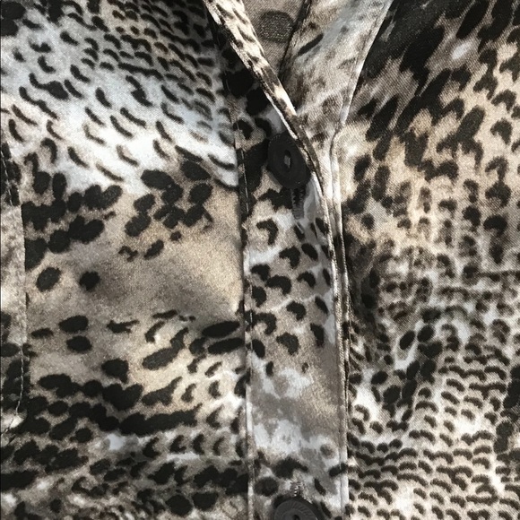 Jones New York Animal Print Blouse - Picture 4 of 6